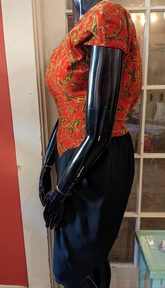 Vintage stunner! Donna Morgan velvet dress - Picture 3 of 14